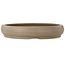 Round unglazed bonsai pot by Itouen - 308 x 308 x 100 mm