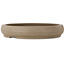 Round unglazed bonsai pot by Itouen - 308 x 308 x 100 mm
