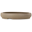 Round unglazed bonsai pot by Itouen - 308 x 308 x 100 mm