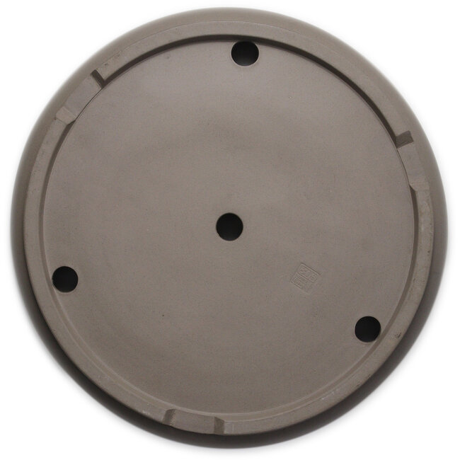 Round unglazed bonsai pot by Itouen - 308 x 308 x 100 mm