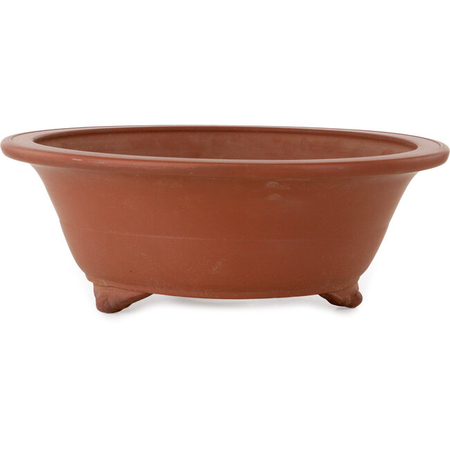 Round unglazed bonsai pot - 460 x 460 x 170 mm