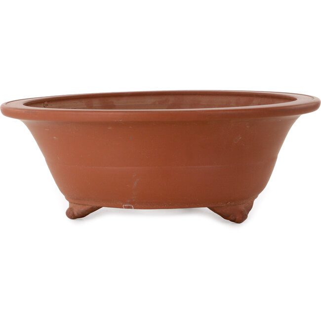 Round unglazed bonsai pot - 460 x 460 x 170 mm