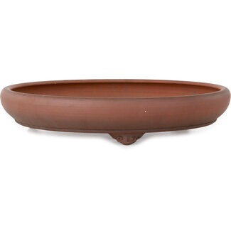 Ito(u)en Vaso per bonsai rotondo da 350 mm non smaltato di Itouen, Giappone