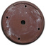 Ronde, ongeglazuurde bonsaipot - 285 x 285 x 70 mm