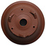 Round unglazed bonsai pot - 460 x 460 x 170 mm
