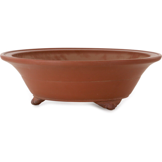 Ronde, ongeglazuurde bonsaipot - 460 x 460 x 170 mm