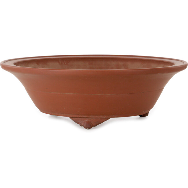 Round unglazed bonsai pot - 460 x 460 x 170 mm