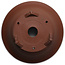 Ronde, ongeglazuurde bonsaipot - 460 x 460 x 170 mm
