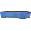 Rechthoekige blauwe bonsaipot van Seizan (Reihou, Kataoka Katsushi, meester Seizan oven) - 493 x 354 x 110 mm