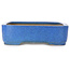 Rechteckiger blauer Bonsaitopf von Seizan (Reihou, Kataoka Katsushi, Meister Seizan-Ofen) – 493 x 354 x 110 mm