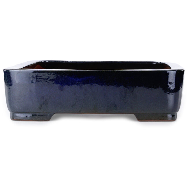 Maceta rectangular azul para bonsái de Kakuzan - 545 x 430 x 115 mm