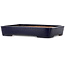 Rechteckiger blauer Bonsai-Topf von Yamafusa – 410 x 310 x 72 mm
