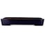 Rectangular blue bonsai pot by Yamafusa - 470 x 325 x 74 mm