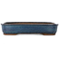 Rectangular teal bonsai pot by Hekisui - 413 x 320 x 75 mm