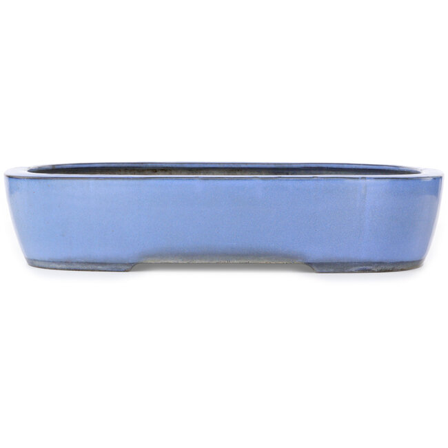 Rechthoekige blauwe bonsaipot - 435 x 340 x 90 mm