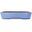 Pot à bonsaï rectangulaire bleu - 435 x 340 x 90 mm