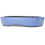 Maceta rectangular azul para bonsái - 435 x 340 x 90 mm