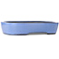 Rectangular blue bonsai pot - 435 x 340 x 90 mm