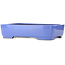 Pot à bonsaï rectangulaire bleu de Kakuzan - 440 x 320 x 100 mm