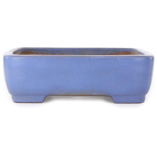 Maceta rectangular azul para bonsái de Yamafusa - 405 x 305 x 90 mm