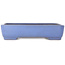 Rectangular blue bonsai pot by Yamafusa - 405 x 305 x 90 mm