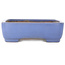 Maceta rectangular azul para bonsái de Yamafusa - 405 x 305 x 90 mm