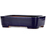 Rectangular blue bonsai pot by Seizan (Reihou, Kataoka Katsushi, master Seizan kiln) - 360 x 265 x 95 mm