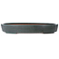 Oval blue-green bonsai pot by Seizan (Reihou, Kataoka Katsushi, master Seizan kiln) - 635 x 460 x 95 mm