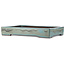 Pot à bonsaï rectangulaire turquoise clair de Kakuzan - 605 x 410 x 100 mm