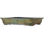 Rectangular green bonsai pot by Koyou - 525 x 435 x 105 mm