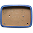 Maceta rectangular para bonsái azul de Seizan (Reihou, Kataoka Katsushi, maestro del horno Seizan) - 493 x 354 x 110 mm