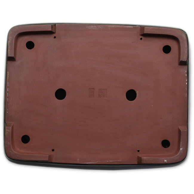 Vaso bonsai rettangolare blu di Kakuzan - 545 x 430 x 115 mm