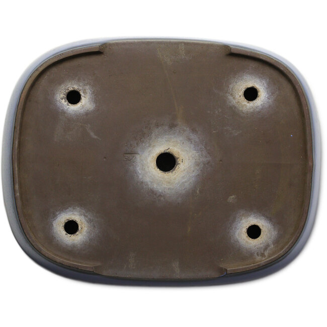 Rechthoekige blauwe bonsaipot - 435 x 340 x 90 mm