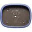 Rectangular blue bonsai pot - 435 x 340 x 90 mm
