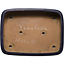 Pot à bonsaï rectangulaire bleu de Yamafusa - 418 x 315 x 95 mm