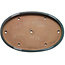 Pot à bonsaï ovale sarcelle clair à turquoise par Seizan (Reihou, Kataoka Katsushi, maître four Seizan) - 490 x 315 x 45 mm