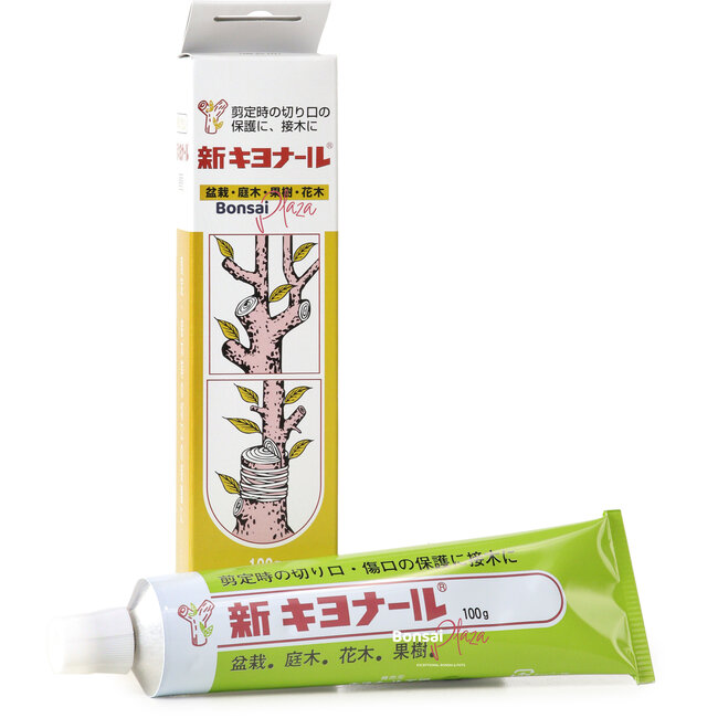 Kiyonal Wundpaste 100 g – Japanische Wundpaste zum Verschließen von Schnittwunden und Veredelungsstellen an Bonsai und Gartenbäumen