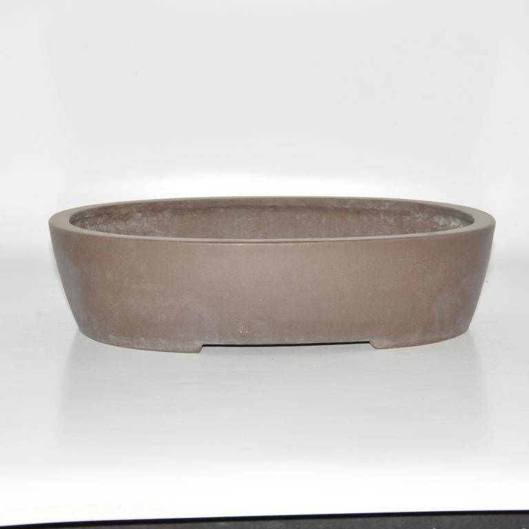 Vaso Ovale Per Piante E Bonsai – Plastica Marrone – Cm 55 – Con Foro Di Scarico - 2