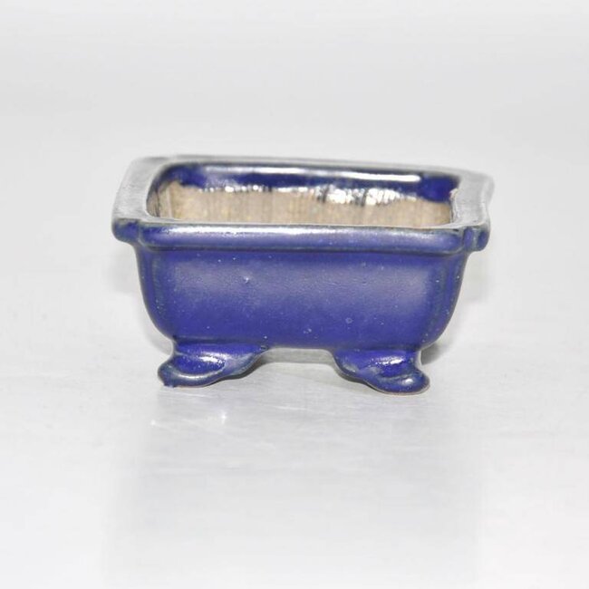 74 mm rechteckige Heian Kosen Bonsaischale