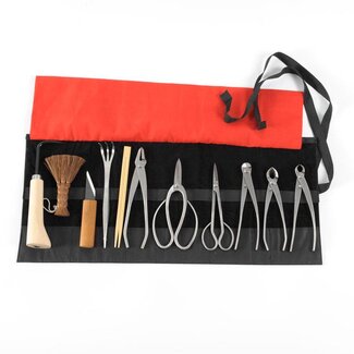  Matsu 12 piece bonsai tool set stainless steel, S/M (~180 mm)