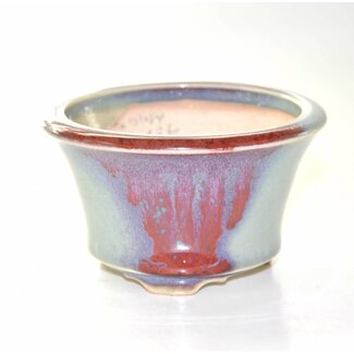  Eimei ( Yozan kiln) Youzan redondas, 6 x 10 cm