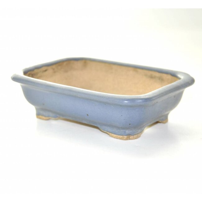 Rectangular blue 13,5 cm, Hattory Tokoname