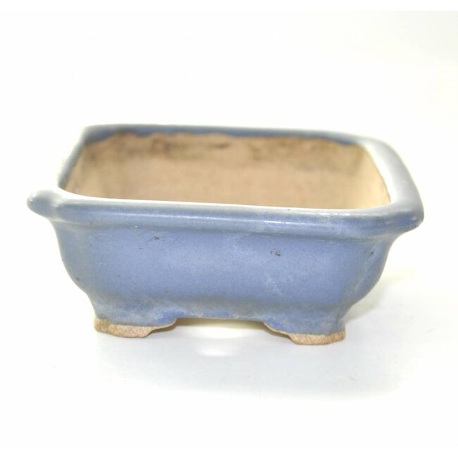 Rectangular blue 13,5 cm, Hattory Tokoname