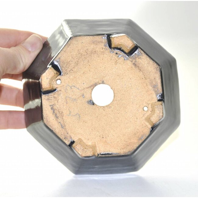 Sechseckig, 14 cm x 6 cm, Hattory Tokoname