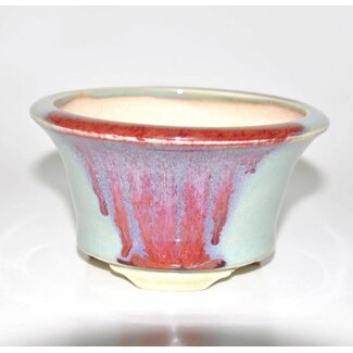  Eimei ( Yozan kiln) Round 11cm pot, Youzan, Emei Japon