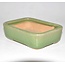 Bonsai pot green 14 cm Hattori Tokoname