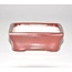 Bonsai pot red 8 cm