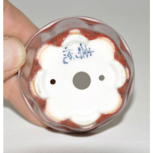 Bonsai pot red 5,5 cm