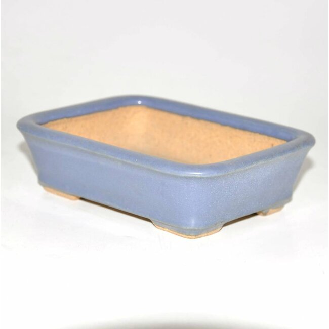 Bonsai pot light blue 13,5 cm