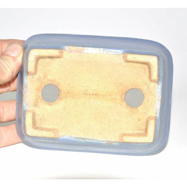 Bonsai pot light blue 13,5 cm